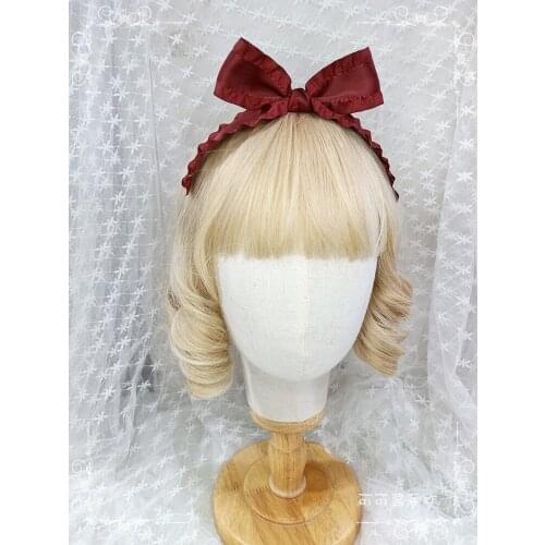 Bow Headband KC Head Clip Barrettes Japanese Girl Cute Hair Accessories