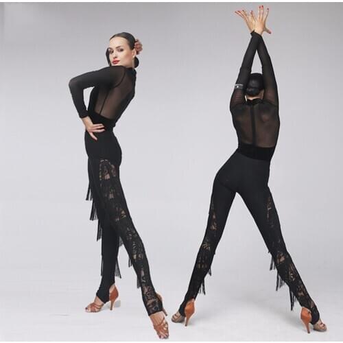 2018 New Sexy Latin Dance Pant For Woman/Female Nice Color Comfortable Pant Latest Design New Style Female Latin Dance Pant