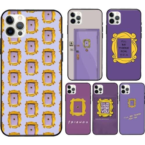 Monicas Peephole Door Frame Friends TV Case For iPhone 12 Pro Max 11 Pro Max X XR XS MAX SE 2020 6S 7 8 Plus 12 Mini Back Cover