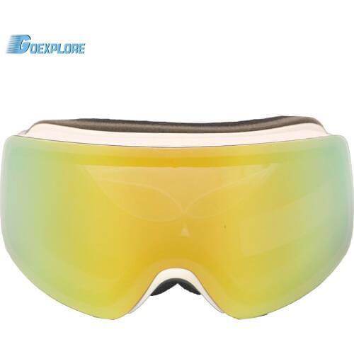 Goexplore Children Ski Goggles Anti-fog Skiing Eyewear Kids Snowboarding Skating UV400 Goggles Double Layer Snow Glasses Women