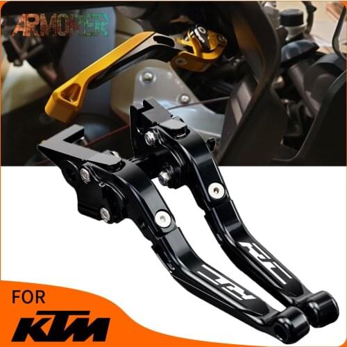 For KTM RC 125 200 390 RC125 RC200 RC390 Motorcycle Accessories Adjustable Brakes Clutch Levers 2015 2016 2017 2018 2019 2020