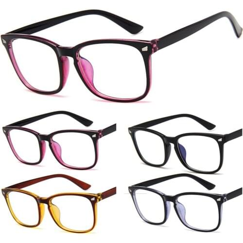 Men&Women Fashion Eyewear Frame Classic Vintage Retro Goggle Brand Designer Optical Glasses Anti-Blu-ray for Computer