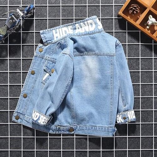 Cartoon Denim Jacket For Boys Girls Denim Coats New fashion Childrens Spring Autumn coat kids jacket baby coat girls jacket