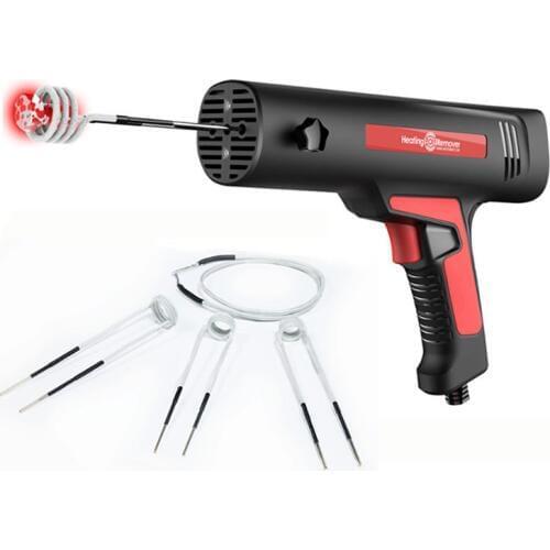 220V EU Plug Induction Heating Bolt Remover Car Body Repair with Coils Kits Car Repair Mini Induction Heater Tool