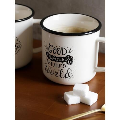 Retro Simple Mugs White High Capacity Ceramic Mug for Couple Creative with Spoon Tazas De Ceramica Juice Coffee Mug MM60MKB
