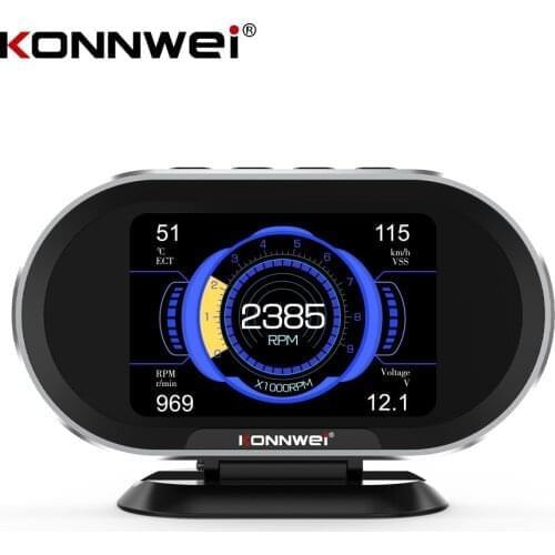 KONNWEI KW206 OBD2 Scanner Auto Car Digital Computer Display Car Scanner Head-up Display Diagnostic Tools