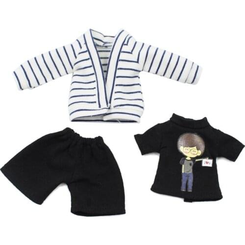 ICY DBS Blyth doll licca joint body outfit clothes red hat black shorts cool girl toy gift