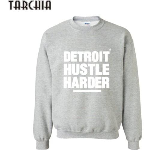 TARCHIA Men Pullover 2021 Mens Hoodies Letter Printing Sweatshirt Korean Male Baseball Sweatshirt Hip Hop Skateboard Tops