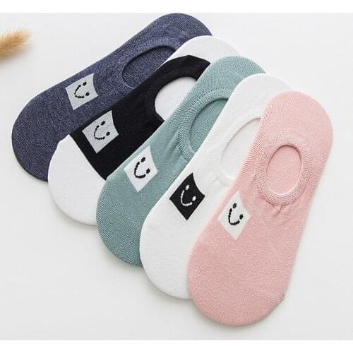 5 Pairs Women Spring Short Cartoon Socks Cotton Funny Colored Unisex Cool Student Style Hipster Socks Cheap Set Sox