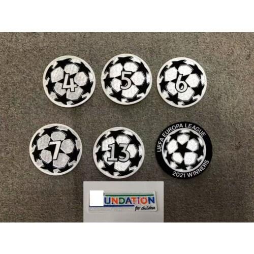 NEW Champions Patch Starball Football Patch Respect foundation for All Badge 2021 Season