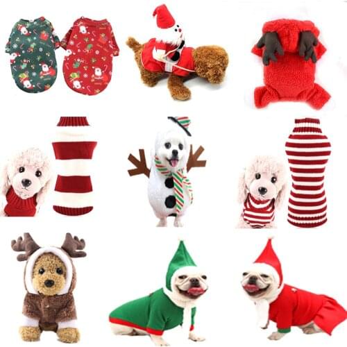 Autumn and Winter New Style Comfortable and Beautiful Fashion Printed Striped Sweater T-shirt Long-sleeved Dog Clothes