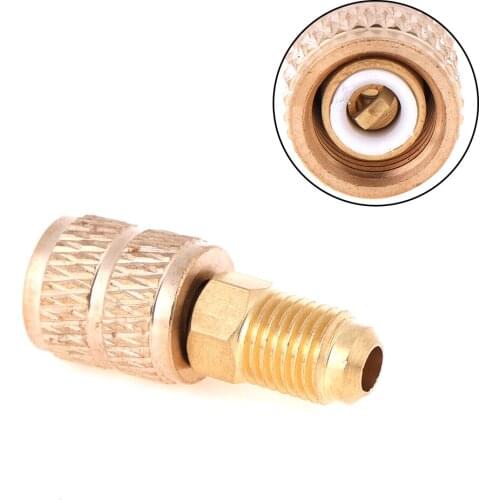 5/16" SAE Female To 1/4" Male For R410a R22 Gauge Hose Vacuum Pump Adaptor