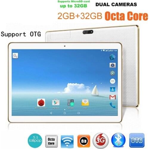 10.1 Inch Tablet PC RAM ROM 2+32GB Dual Card Dual Standby Dual Camera 4.0 Phone Wifi Tablet