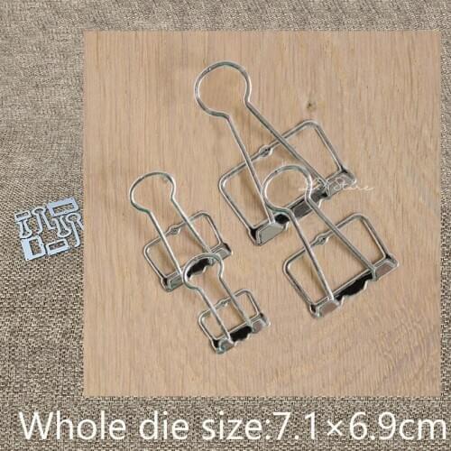 New Design Craft Metal Cutting Dies TWO KINDS OF clips decoration scrapbook die cuts Album Paper Card Craft Embossing die cuts