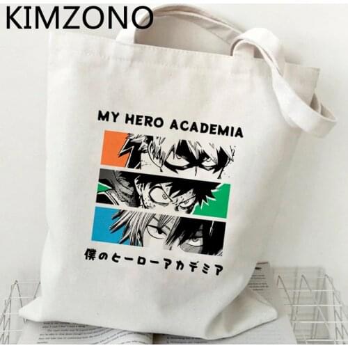 My Hero Academia Todoroki Dabi Bakugou Boku No Hero Academia shopping bag tote shopping bolsas de tela bag ecobag jute sacolas