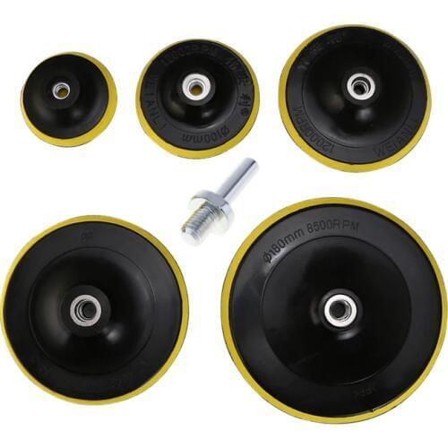 URANN 1pc 80-180mm Self-adhesive Polishing Disc Polishing Sandpaper Sheet Adhesive Disc Chuck Angle Grinder Sticky Plate for Car