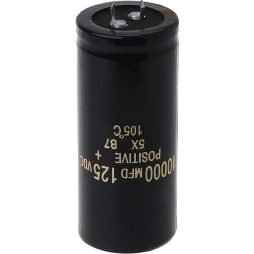 125V 10000uF Aluminum Electrolytic Capacitor Can Replace 120V 100V Audio 35x80mm