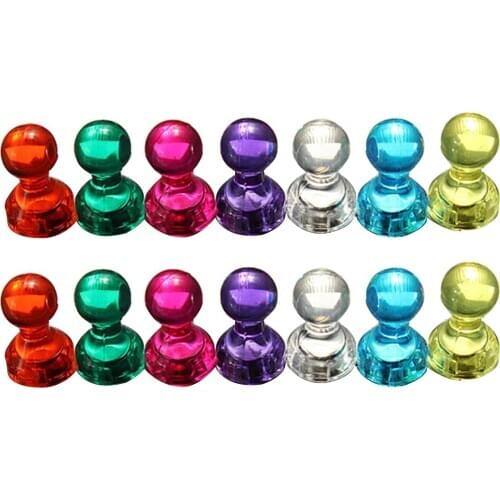 14 pcs Strong Neodymium Magnets Cones magnets Super Magnet pinboard Office thumbtack Chess