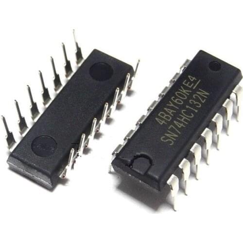 5 PCS 74HC132 SN74HC132N Quad Schmitt Trigger Logic IC New