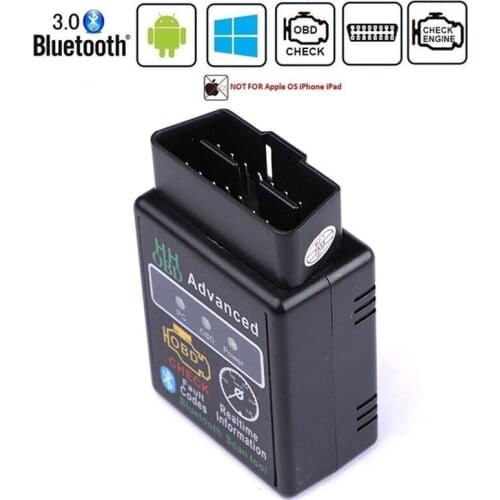 HH OBD ELM327 Bluetooth OBD2 OBDII CAN BUS Check Engine Car Auto Diagnostic Scanner Tool Interface Adapter For Android PC