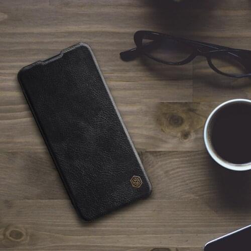 For OnePlus 9R Flip Case NILLKIN Qin Series PU Leather Cover for One Plus 9R /1+9R Case