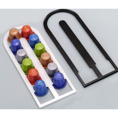Durable Coffee Pod Holder Dispenser Coffee Capsules Dispensing Tower Stand Coffee Filter Holder For Nespresso Capsule Storage