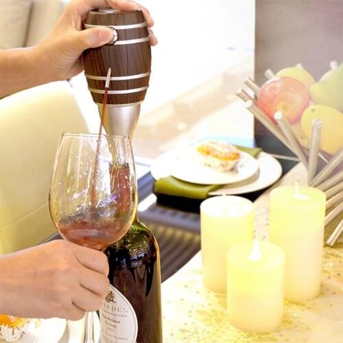 Hot Barrel Wine Pourer Decanter Electric Cider Pump Aerator Machine Wine Juice Bottle Pourer Family Bar