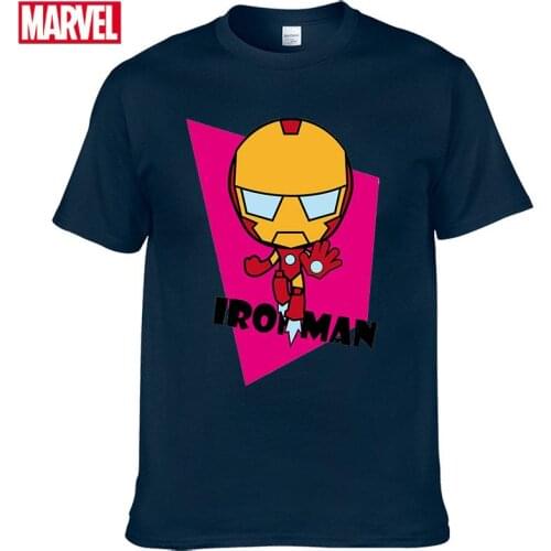 Marvel The Avengers Tony' Stark Iron Man short sleeve t-shirts Summer Men t-shirt graphic t shirts Womens cotton t-shirt #21