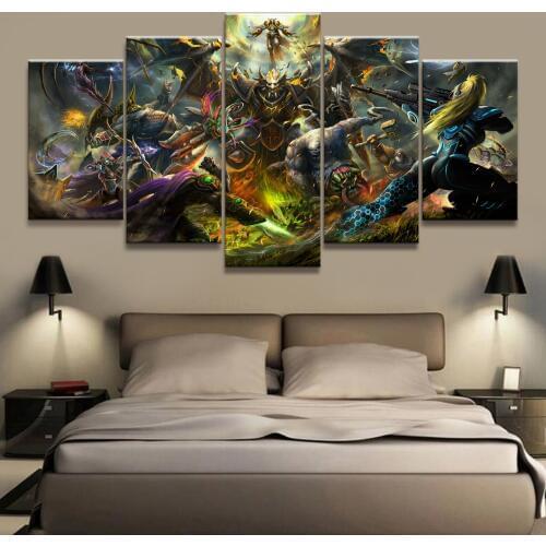 Full Square/Round Drill 5D DIY diamond painting 5pc WOW pictures mosaic Diamond Embroidery Wall Arts J0514