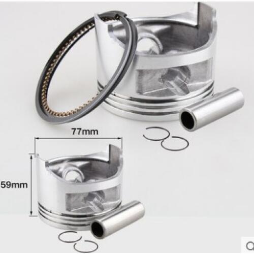 77MM Piston Kit with Rings For Gasoline Honda Generator Water pump 177 177F Engine Motor Parts