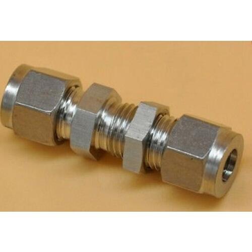 304 Stainless steel Pipe Fitting 1/8" OD Tube Compression Ferrule Tube Compression Fitting Connector