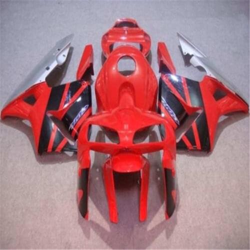 New Injection ABS Plastic in Motorcycle Full Fairings For CBR600 CBR600RR F5 05 - 06 2005 2006 Fairing Kits red silver black