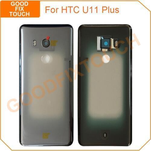 Original Back Cover For HTC U11 Plus U11+ U11Plus Battery Cover Housing Back Case with Camera Lens Glass Rear Door Housing