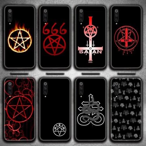 Pentagram 666 Demonic Satanic Phone Case for Xiaomi Mi Note 10 Lite Mi 9T Pro xiaomi 10 10 CC9 Pro