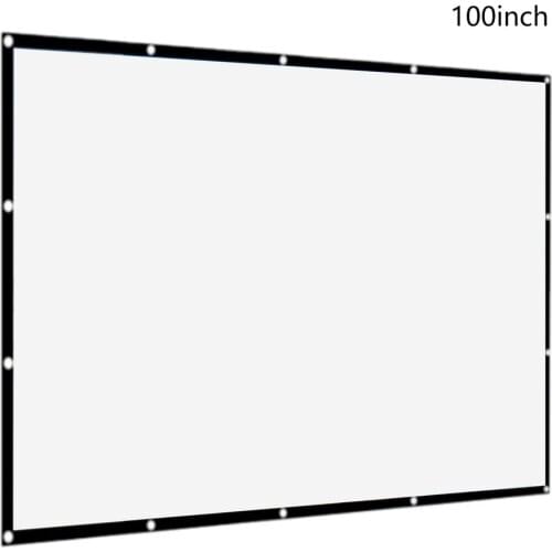 Portable Polyester Soft Screen Projector Outdoor Film Projection Screen Home Theater Movie Screen Indoor Projection Screen