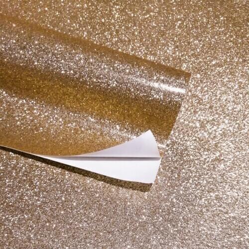 Self adhesive glitter wallpaper Textured Background waterproof contact paper peel and sticker bling wallcovering