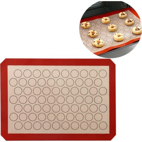 70Grids Non Stick Silicone Baking Mat For Macaron Cookies Kitchen Accessories Baking Sheets Pads Pastry Tools