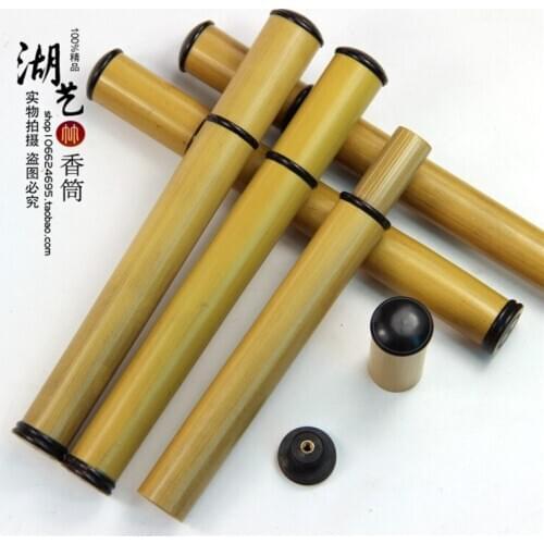 Old huang rod with short lie sweet sweet incense inserted aloes cylinder pipeline tube cone incense box there are equipment