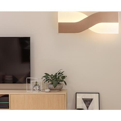 Led Wall Lamp Living Room Post Modern Bedroom Corridor Bedside Wall Lights Hotel Project Rotatable Wall Lighting Fixture