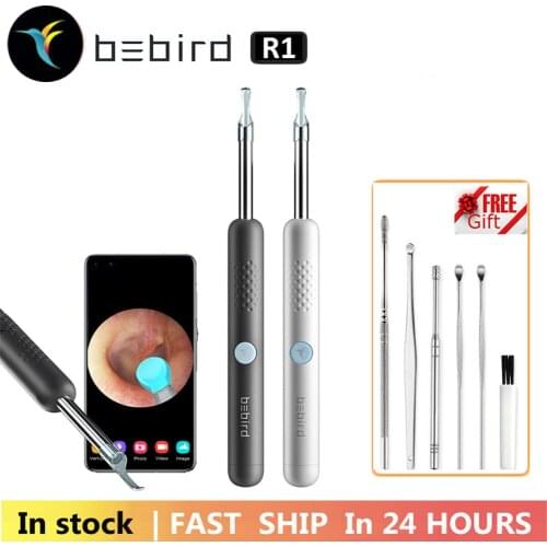 Bebird R1 Intelligent Visual Ear Pick Rod with 300W Pixel High Precision Ear Camera Otoscope Safety Waterproof Ear Cleaner Tool