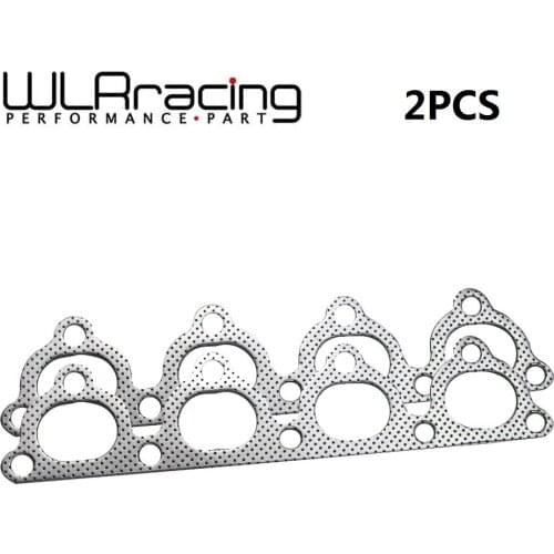 WLR - 2pcs(lot) FOR HONDA D-SERIES EXHAUST HEADER MANIFOLD GRAPHITE ALUMINUM GASKET D15 D16 D13 D14 WLR4956