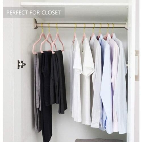 20 Pcs Non-slip Clothes Hanger Clothes Rack Coat Suit Shirt Pants Hanging Rack