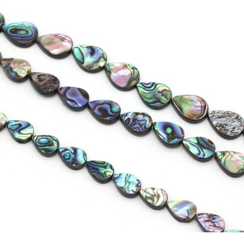 5PC Natural Shells Loose Beads Drop Shape Abalone Shell Beads Used for DIY Jewelry Making Necklace Bracelet Earring Accessories