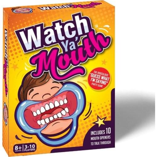 5PCS Novelty Speak Out Interaction Card Game Big Mouth Toys Party Table Game Family Gathering Toy Family Party Games Pranks