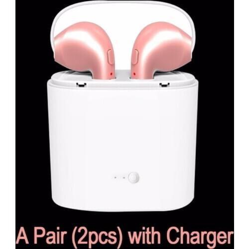 Cheapest wireless earphone TWS I7S BT4.2 Wireless Headphone, Double Earphones With Charging box