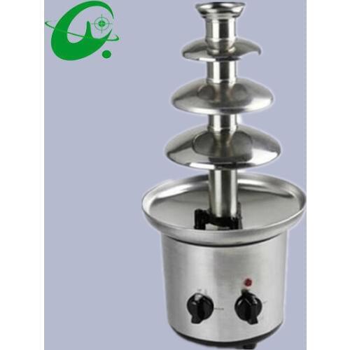 Electric 4 Layer Chocolate Fountain Machine Home mini Eelectric Chocolate fountain machine