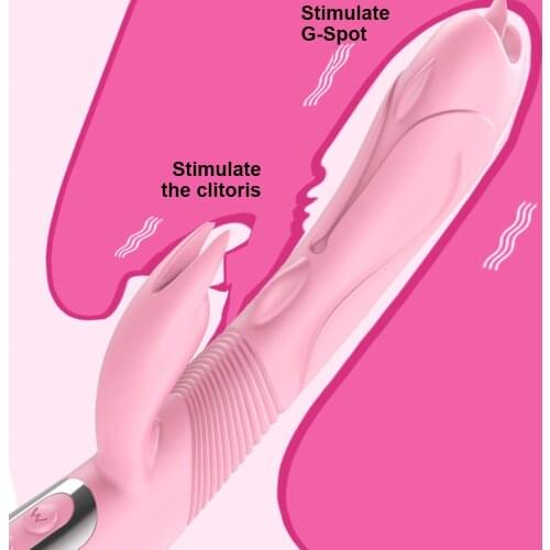 Intelligent heating AV Magic wand G spot Rabbit Vibrator sex toys for woman Vagina Clitoris stimulator massager Sextoy femme