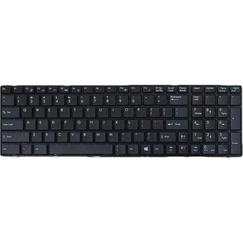 Notebook Computer Keyboard US-Layout for MSI GE60 GP60 GP70 CR61 CX61 GX60 CX70 US Layout Keyboard Replacement - Black