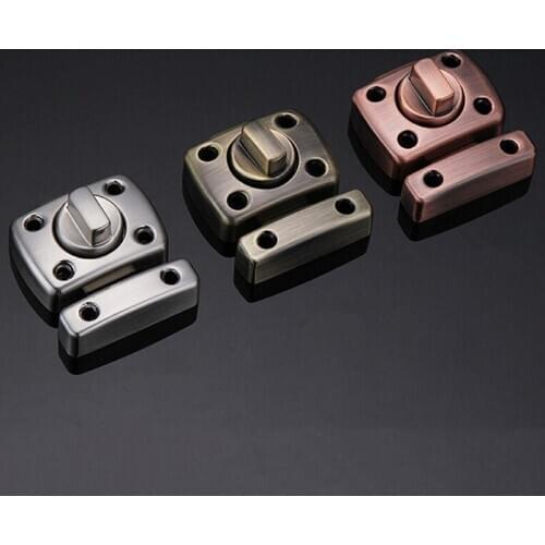 Hot Stainless Steel Door Security Chain Guard Fastener Door Latch Lock For Home Safety Bathroom Door Lock Screw Home Decoration