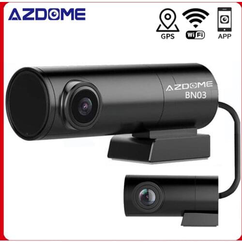 2K WIFI Mini Dash Cam front Cam 1440P Car Dvr Dual Cameras GPS Tracker Night Vision Recorder Rotatable Lens 24H Parking Monitor